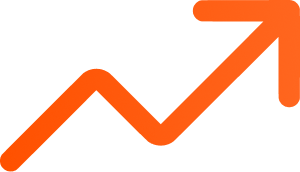 growth Scaling arrow icon